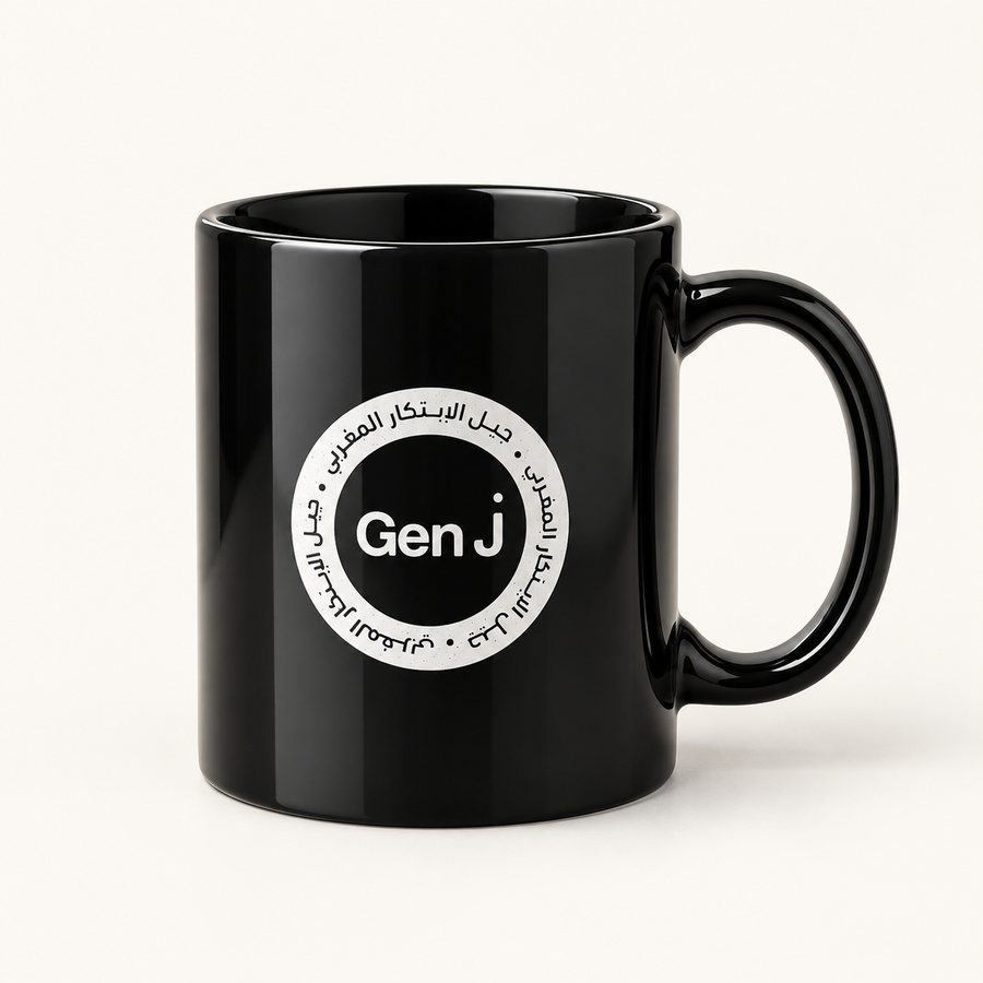 Mug noir · logo blanc