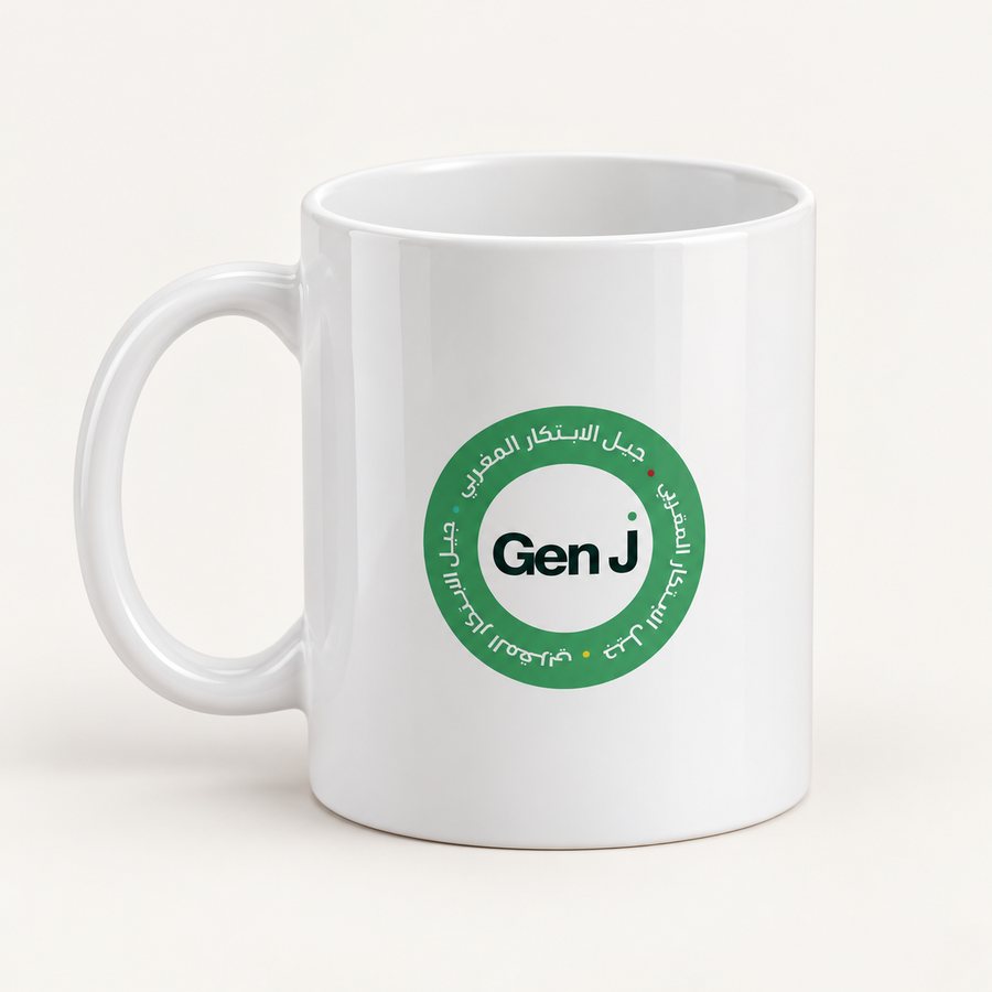 Mug blanc · logo vert